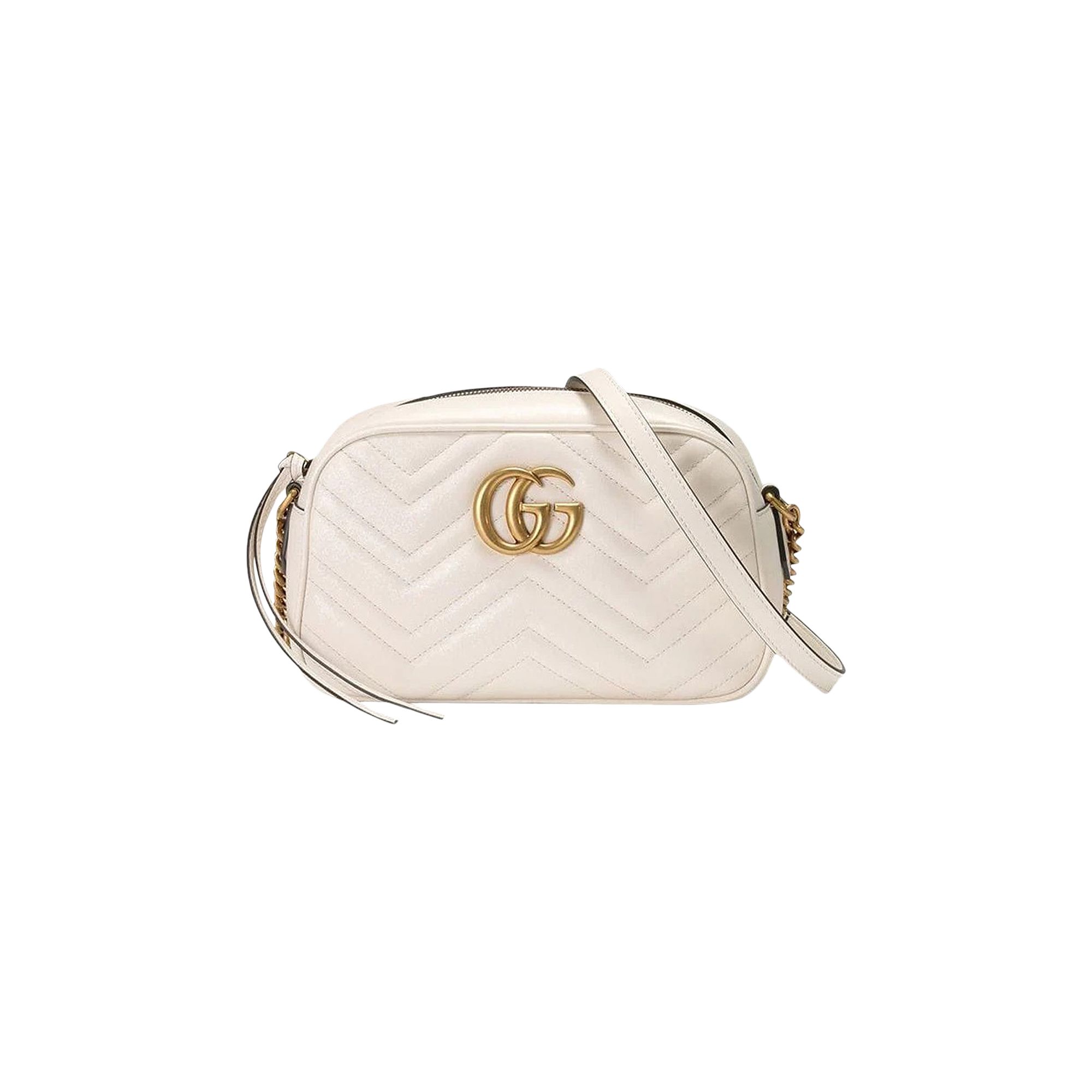 Gucci GG Marmont Small Shoulder Bag 'White' | Women's Size Onesize