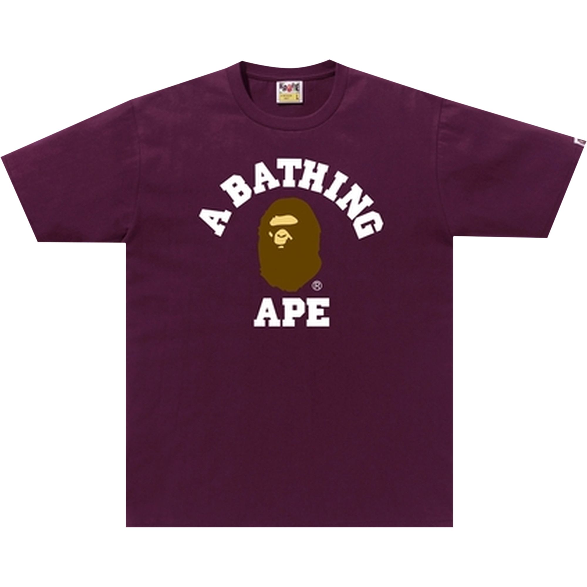 BAPE Online Exclusive College Tee 'Purple' | Men's Size XL