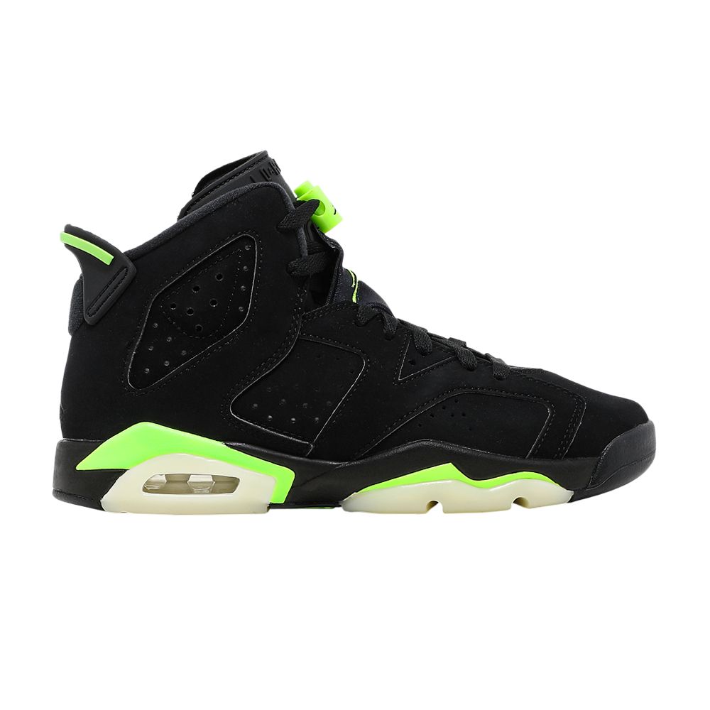 Air Jordan 6 Retro GS 'Electric Green' | Black | Kid's Size 3.5