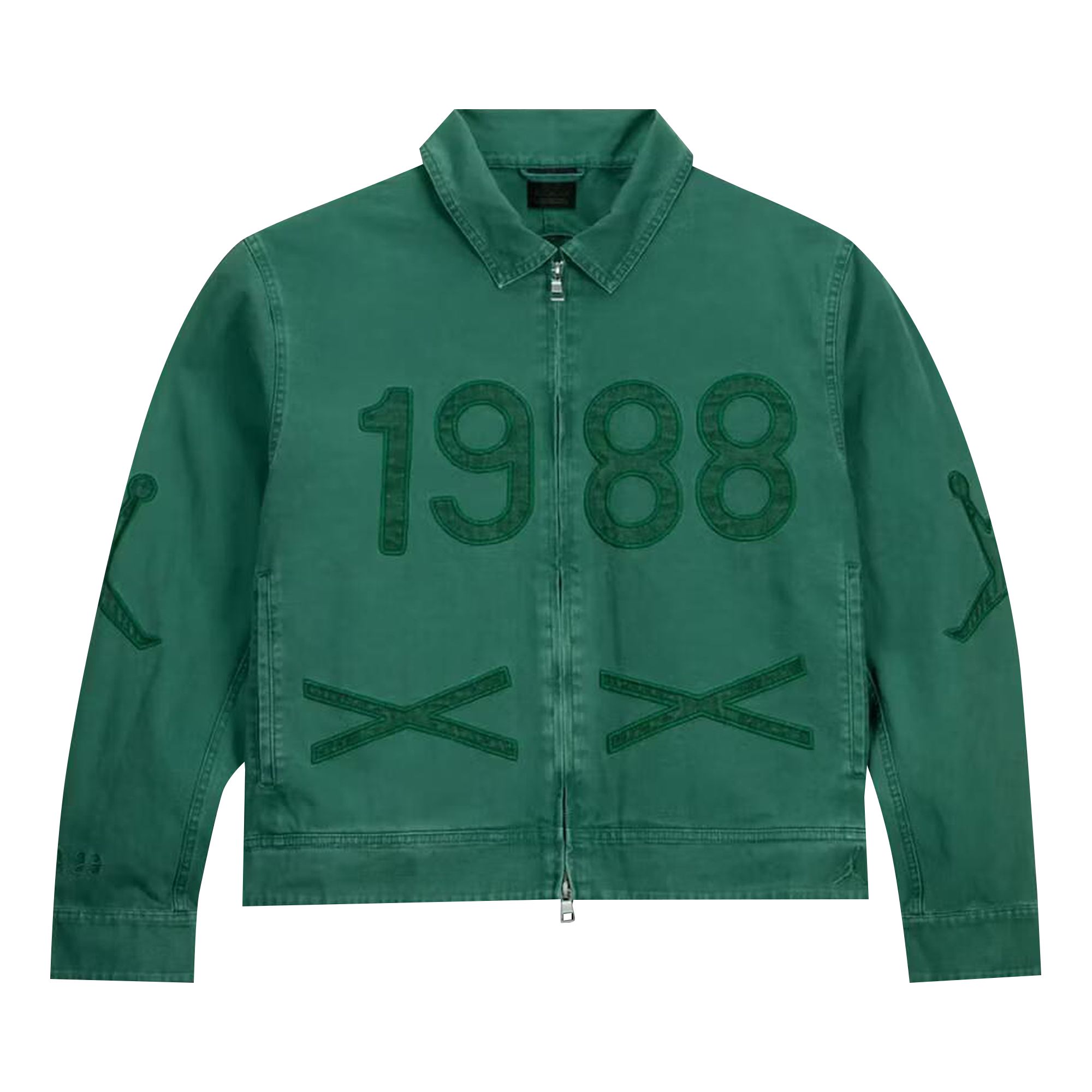 Air Jordan x Nina Chanel Abney Canvas Jacket 'Green Stone' | Women's Size M