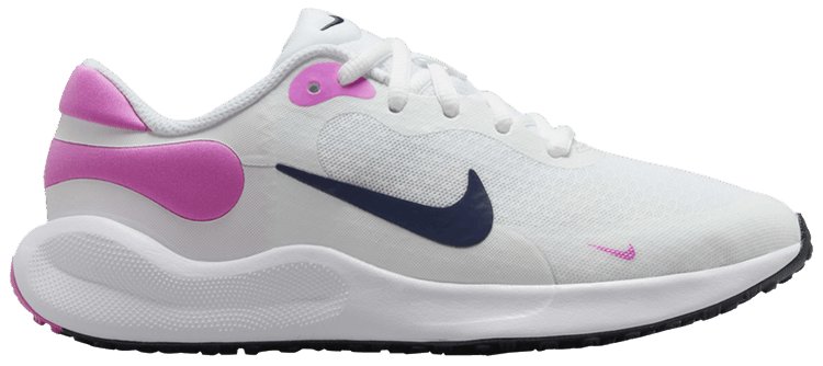 Nike Revolution 7 GS White Playful Pink Navy
