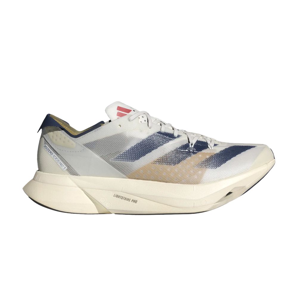 Adizero Adios Pro 3 'White Dark Blue' - IG6438