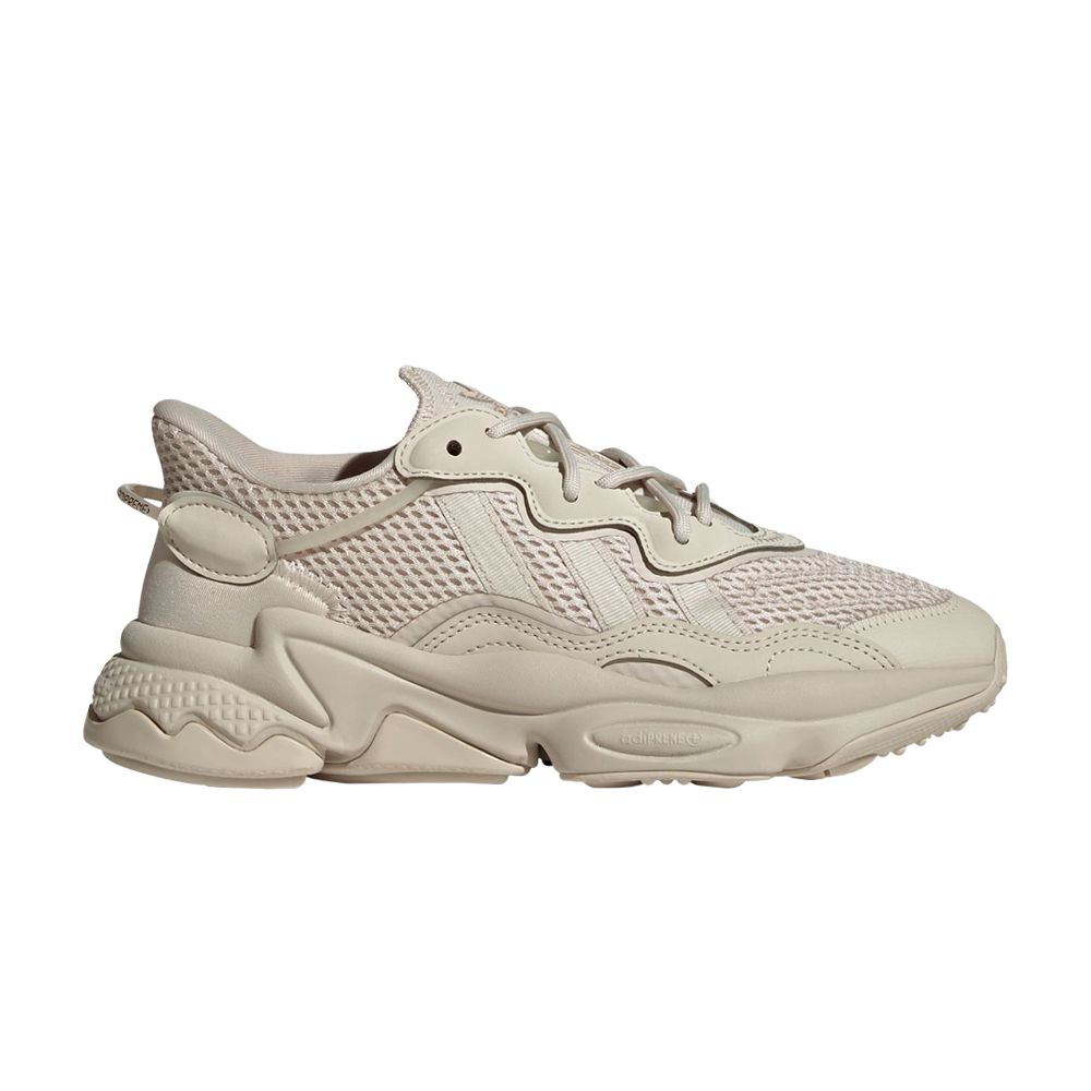 Pre-owned Adidas Originals Adidas Ozweego J 'aluminium' | Tan | Kid's Size 5 In Brown