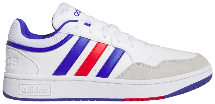 Adidas Hoops 30 Low White Blue Scarlet