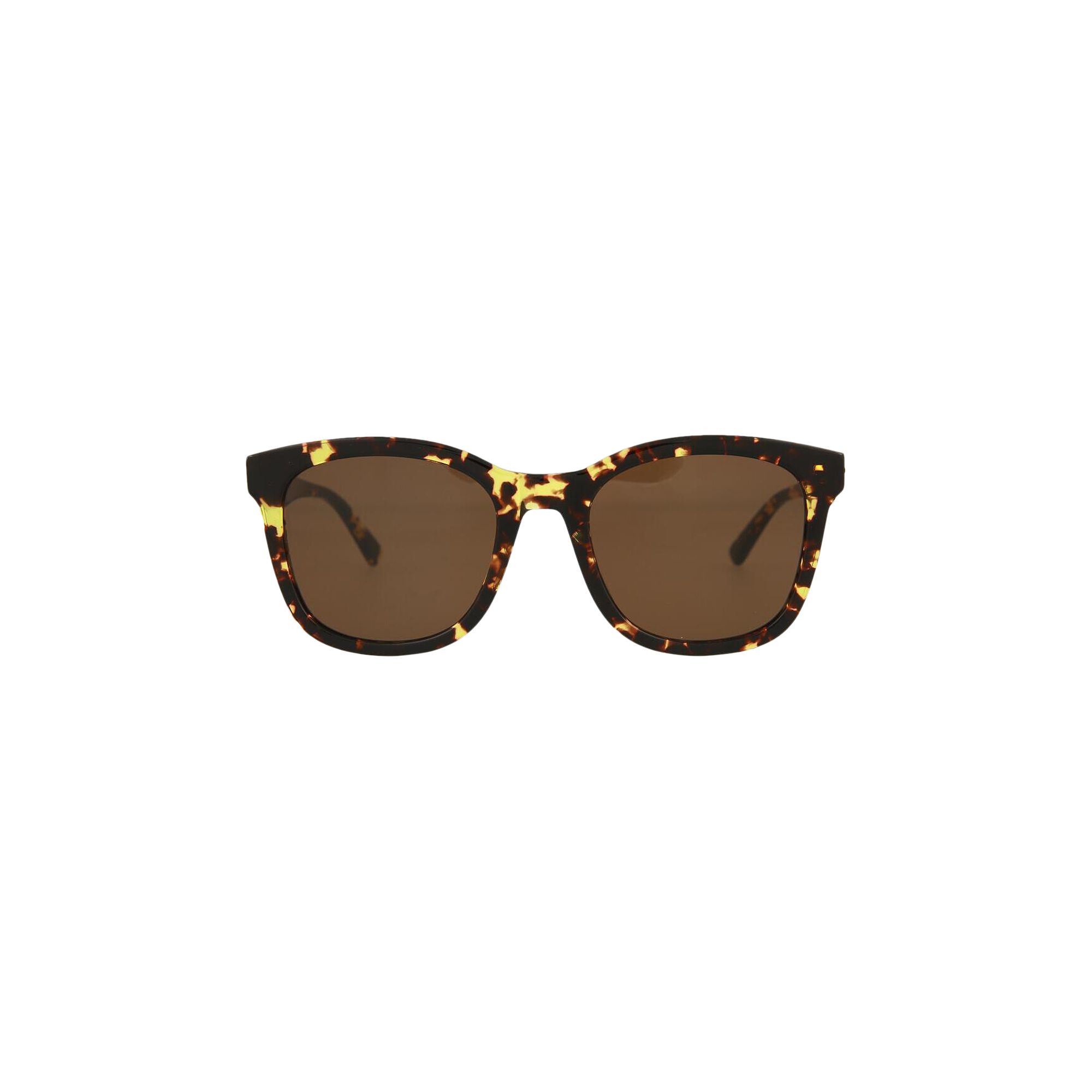 Pre-owned Bottega Veneta Square Sunglasses 'havana/brown' | Women's Size Onesize