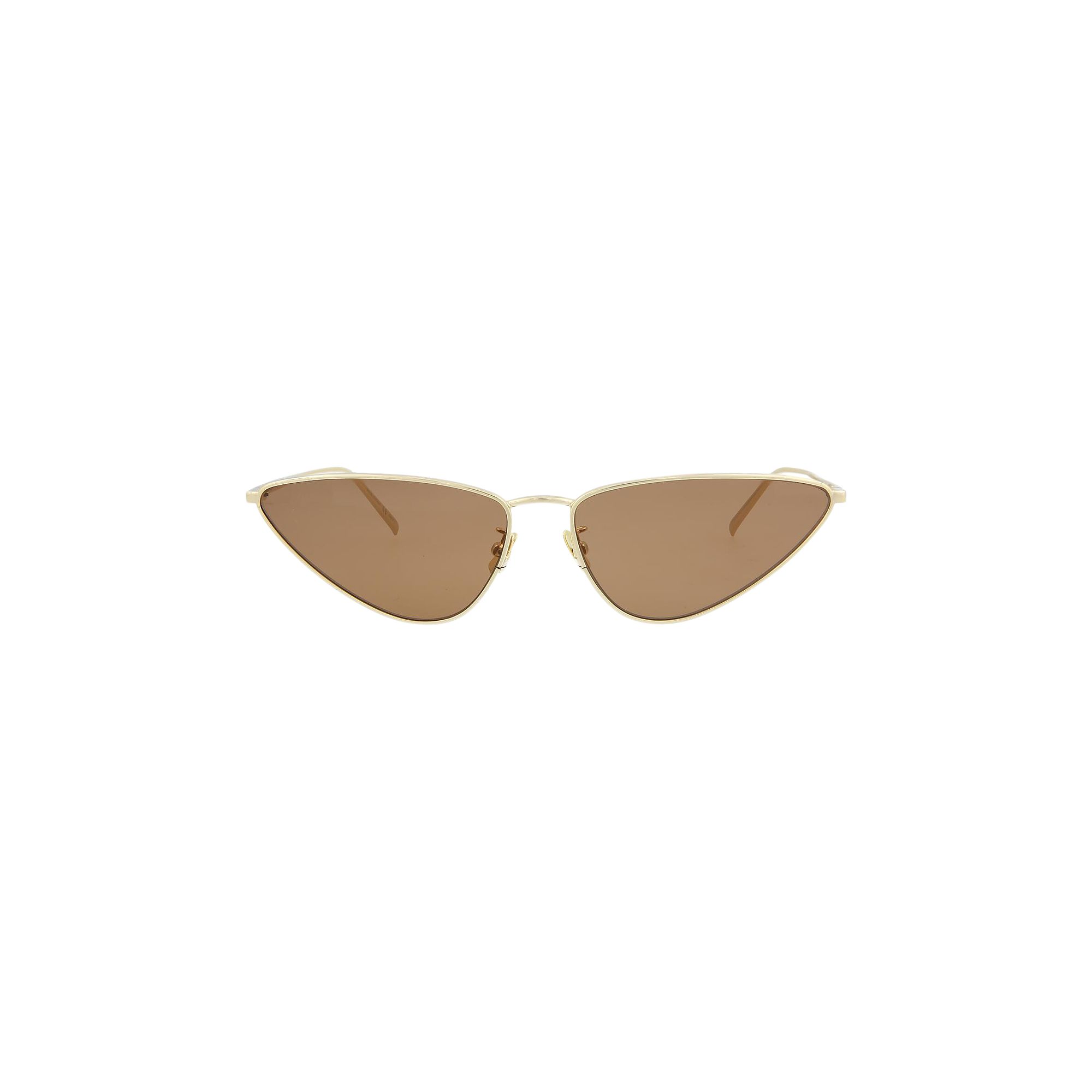 Saint Laurent Cat Eye Sunglasses 'Gold/Brown' | Women's Size Onesize