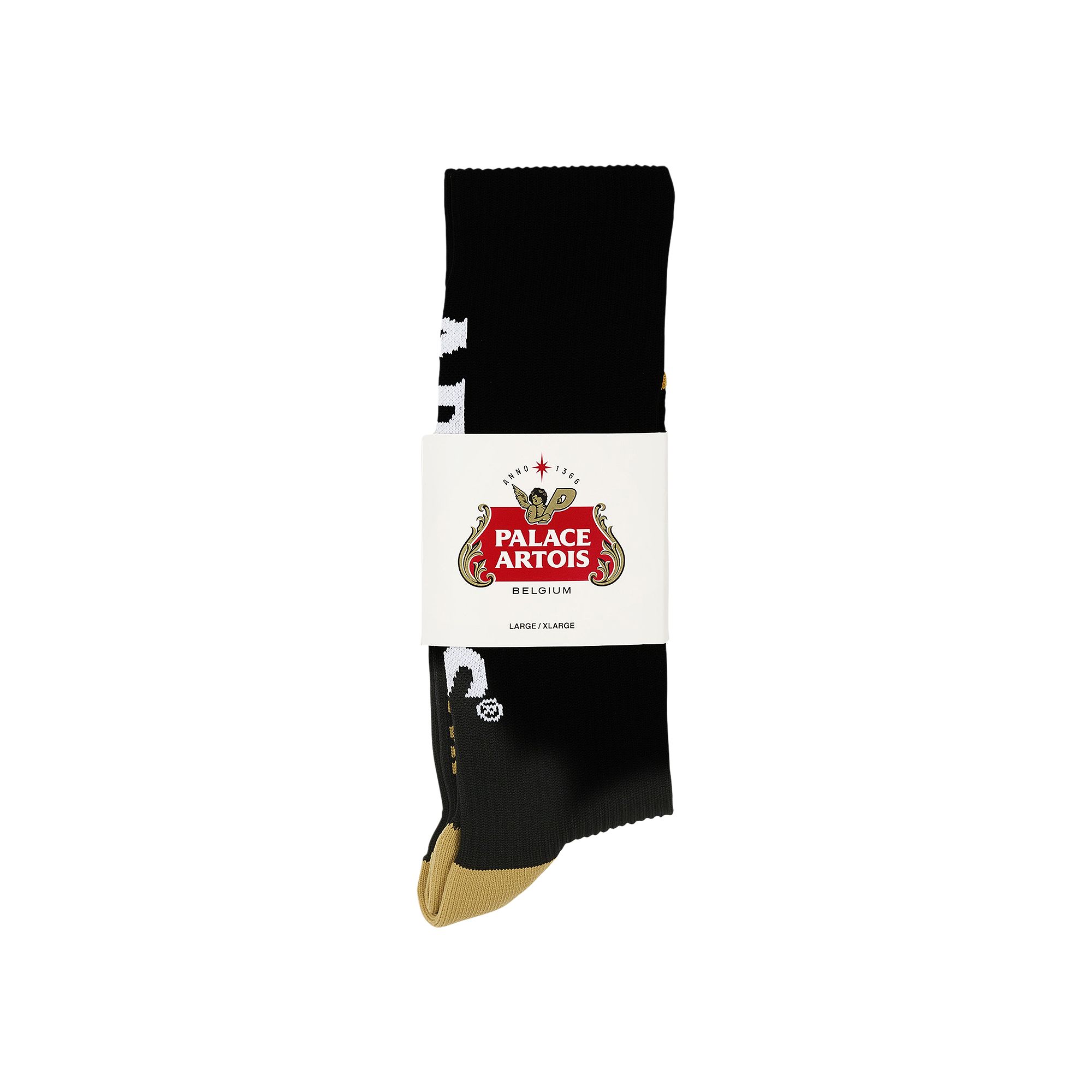 Pre-owned Palace X Stella Artois Court Sock 'black' | Men's Size L/xl