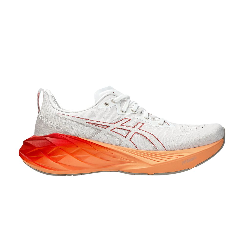 ASICS NovaBlast 4 2E Wide 'White Faded Orange' | Men's Size 9.5 - 1011B694-103
