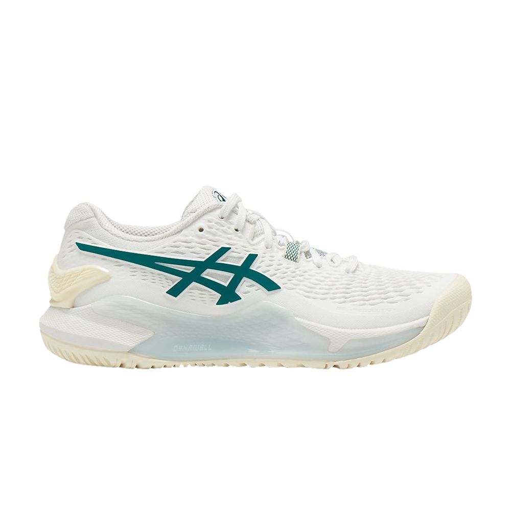 Pre-owned Asics Wmns Gel Resolution 9 'white Pitch Green'