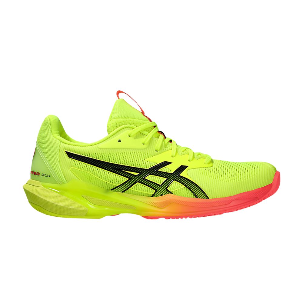 Pre-owned Asics Wmns Solution Speed Ff 3 'paris' In Yellow