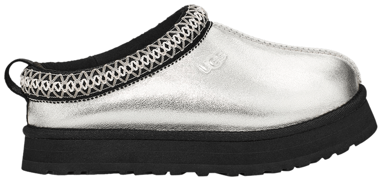 Silver ugg slippers on sale