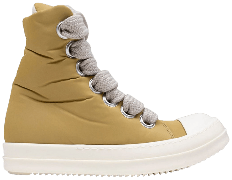 Rick Owens Wmns Lido DRKSHDW Jumbo Lace Puffer High Mustard
