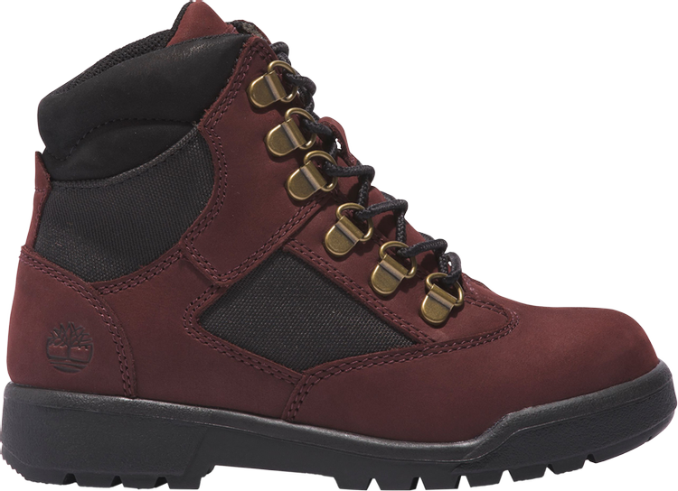 6 Inch Field Boot Little Kid Burgundy