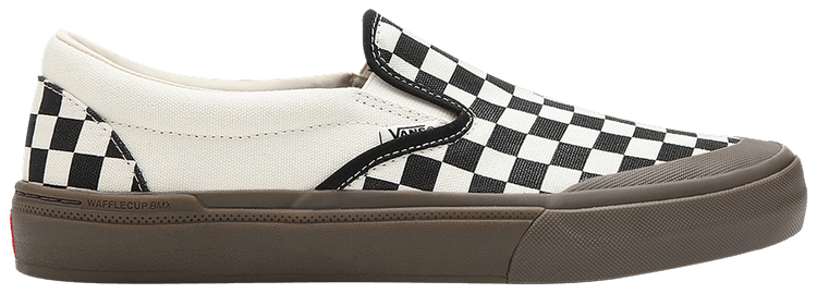 Vans BMX Slip On Checkerboard   Black Gum