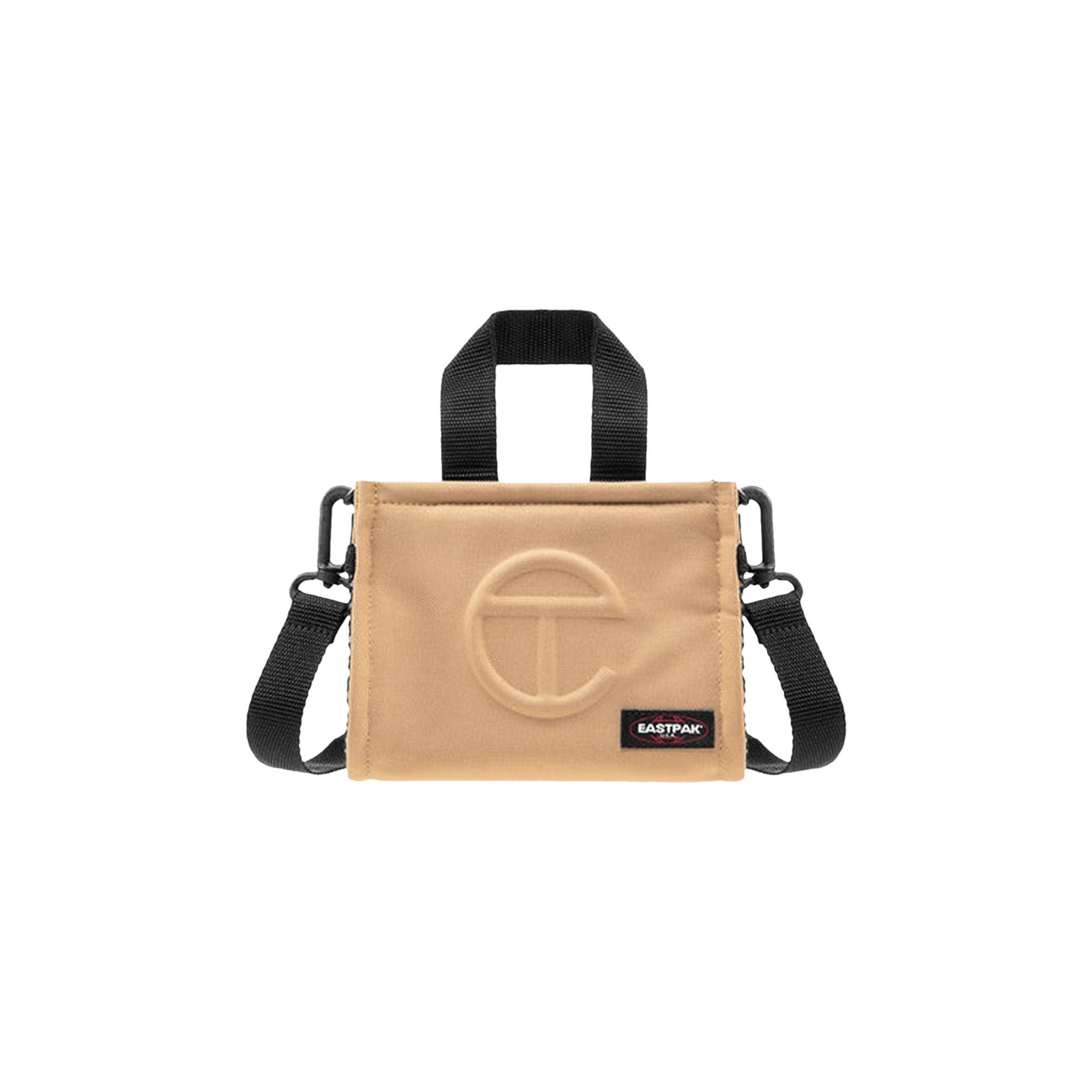 Pre-owned Telfar X Eastpak Small Shopper 'khaki' In Tan