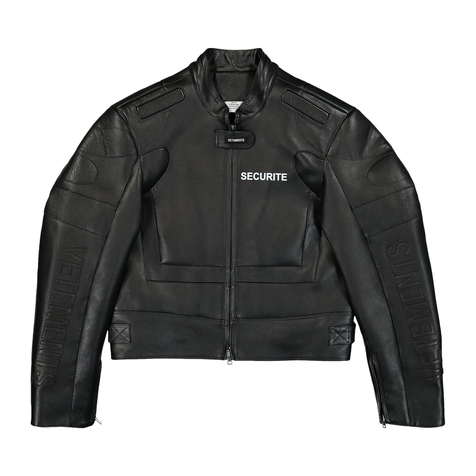 Pre-owned Vetements Securite Motorcross Jacket 'black' | Men's Size Xl