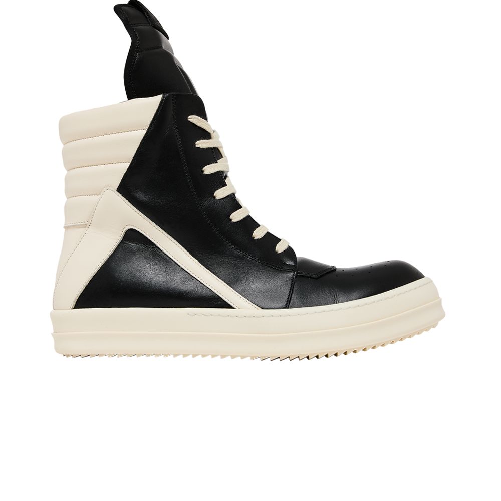 Rick Owens Rick Owens Luxor Geobasket 'Black Milk' | Men's Size 44