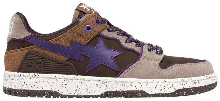 BAPE Sk8 Sta 7 M2 Outdoor Pack   Brown Purple