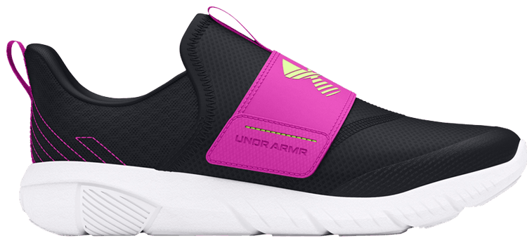 Under Armour Flash GS Black Vivid Magenta