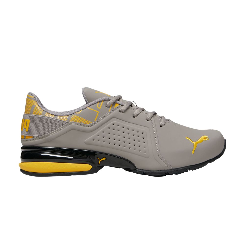 Puma Viz Runner Repeat 'Concrete Grey Yellow Sizzle' | Men's Size 12