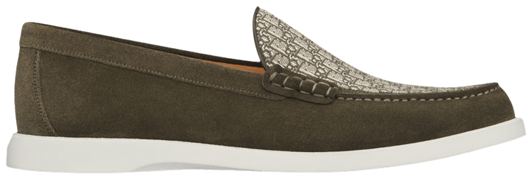 Dior Granville Loafer Dior Oblique   Khaki Suede