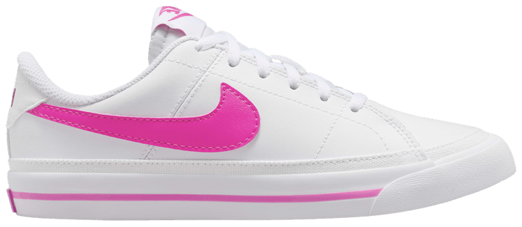 Nike Court Legacy GS White Laser Fuchsia