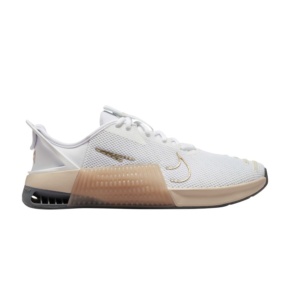 Pre-owned Nike Wmns Metcon 9 Easyon 'white Metallic Gold Sanddrift' | Women's Size 6.5
