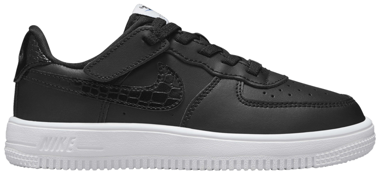 Nike Force 1 Low LV8 EasyOn PS Black Croc
