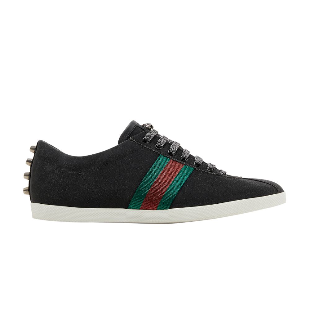 Gucci Glitter Web Stud Low 'Black' | Men's Size 10 - 419712-KW040-1074