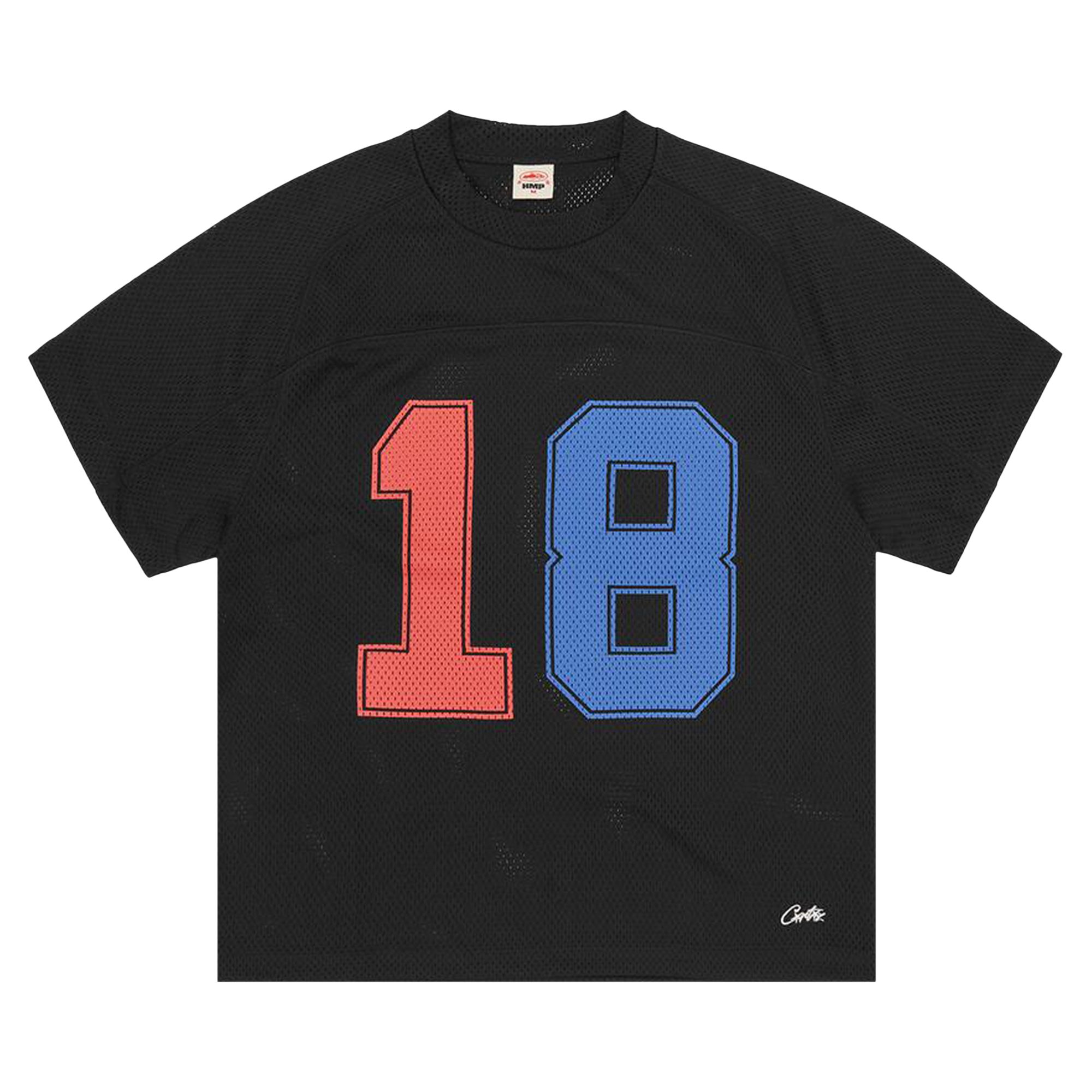 Pre-owned Corteiz Hmp Mesh Panel Jersey 'black' | Men's Size S