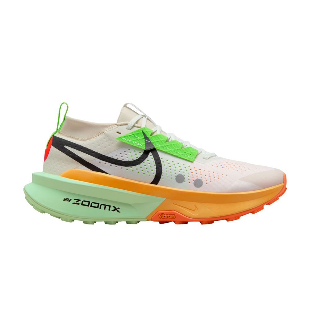 Nike ZoomX Zegama 2 'White Laser Orange Green' | Men's Size 10.5
