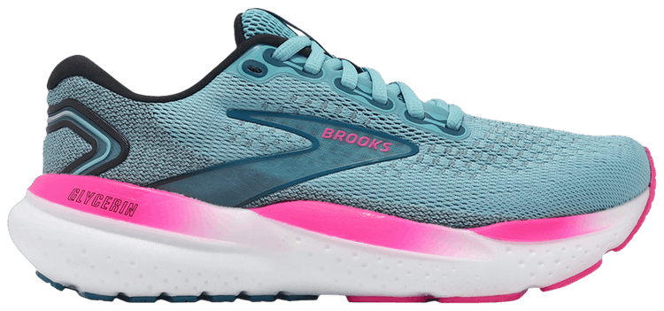Brooks Wmns Glycerin 21 Moroccan Blue Pink