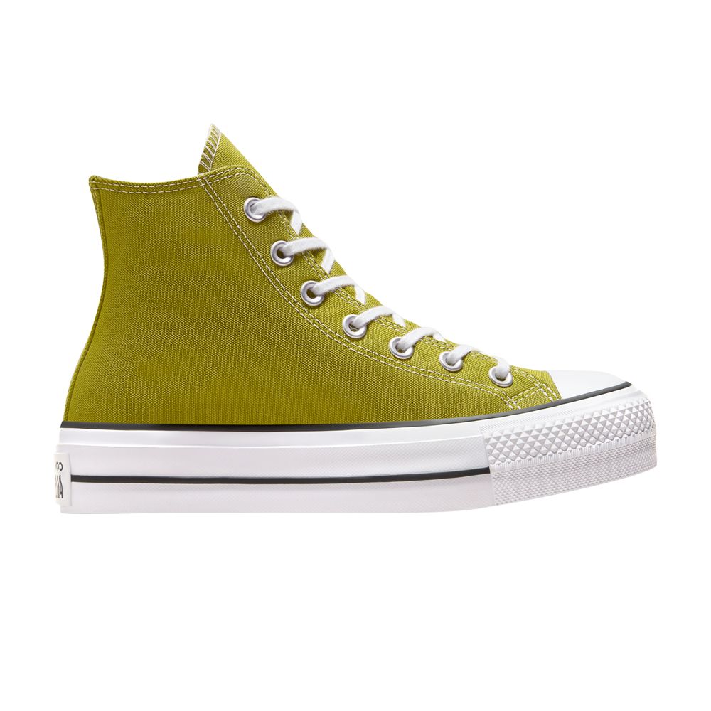 Pre-owned Converse Wmns Chuck Taylor All Star Lift Platform High 'magic Forest' | Green | Women's Size 8.5