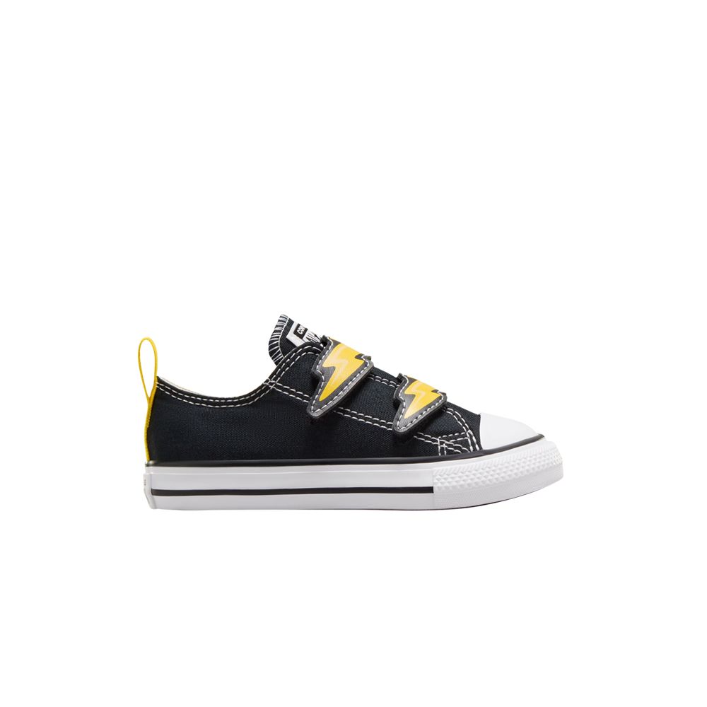 Pre-owned Converse Chuck Taylor All Star Easyon Low Td 'electric Bolt' | Black | Infant Size 9