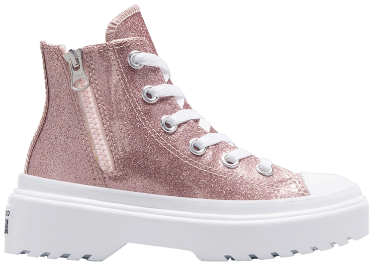 Converse Chuck Taylor All Star Lugged Lift Platform High PS Glitter   Blush Hush