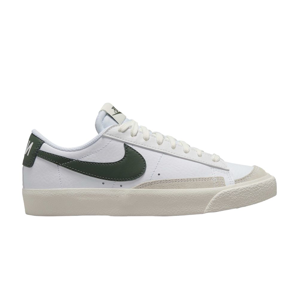 Pre-owned Nike Blazer Low '77 Gs 'white Vintage Green' | Kid's Size 4