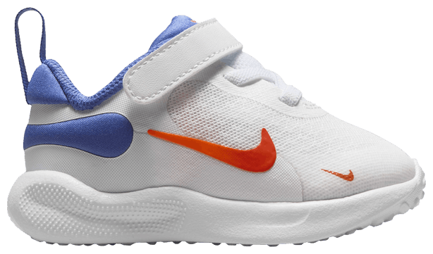 Nike Revolution 7 TD White Astronomy Blue Orange