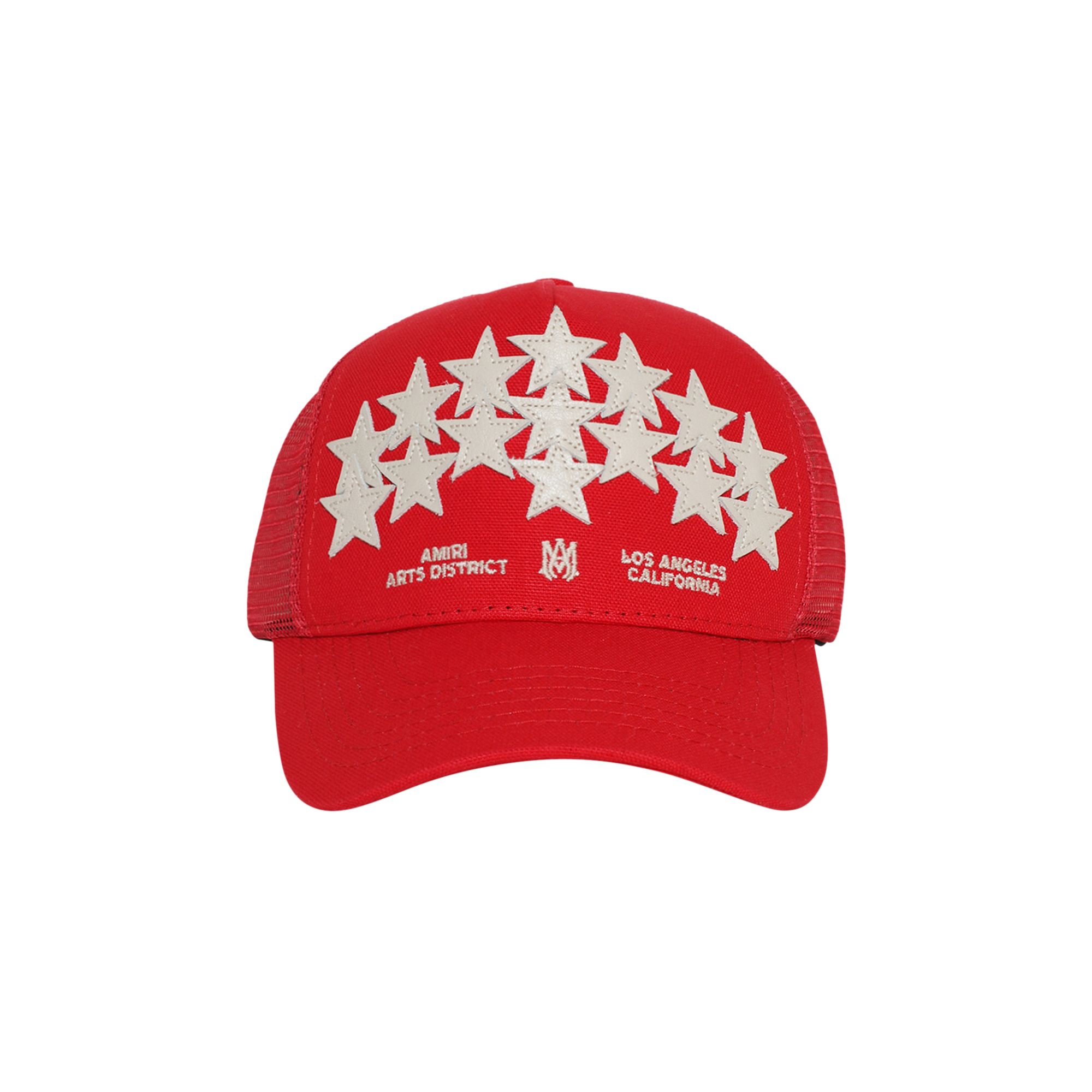 Pre-owned Amiri Stars Trucker Hat 'red' | Men's Size Onesize