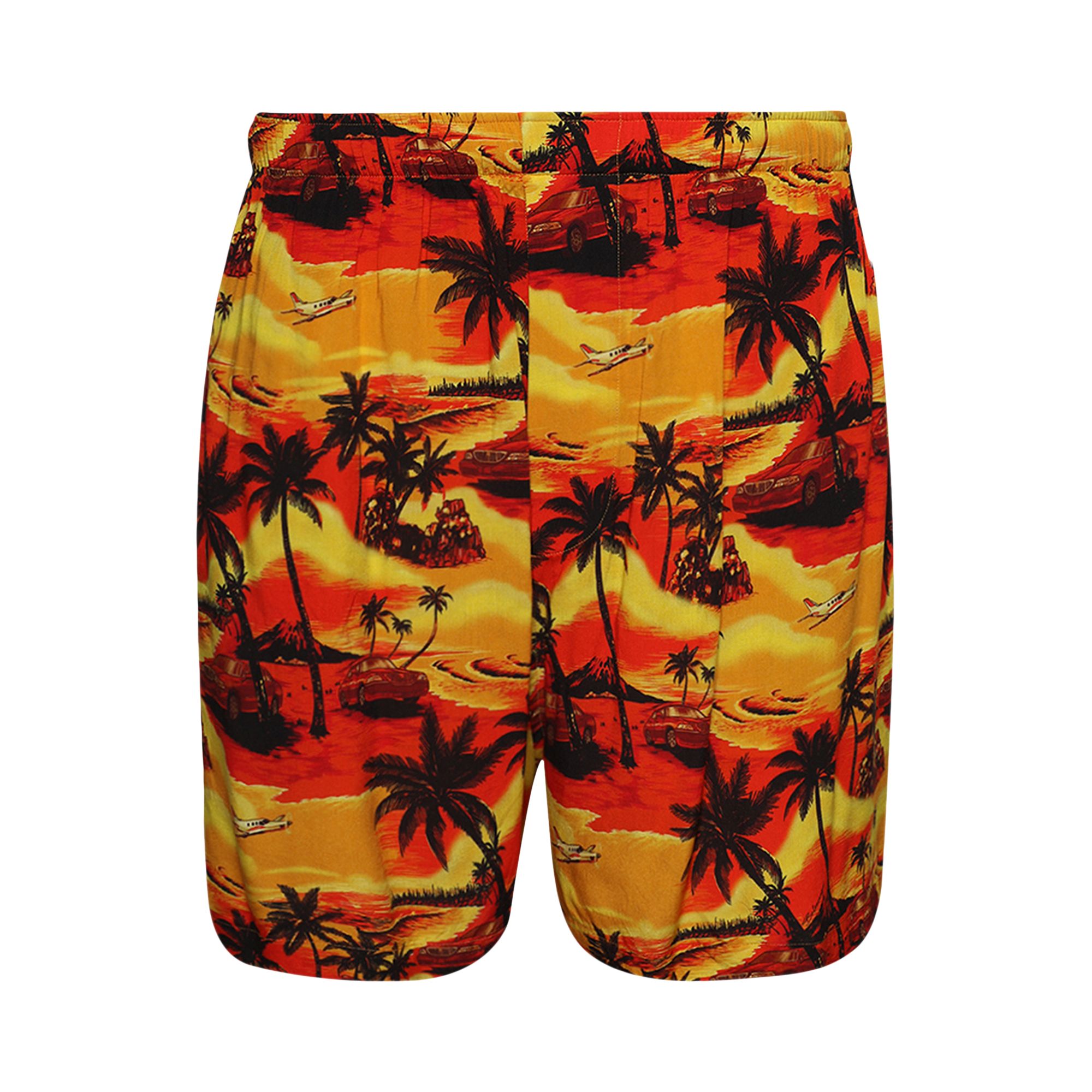 Pre-owned Balenciaga Pyjama Shorts 'orange' | Men's Size 52