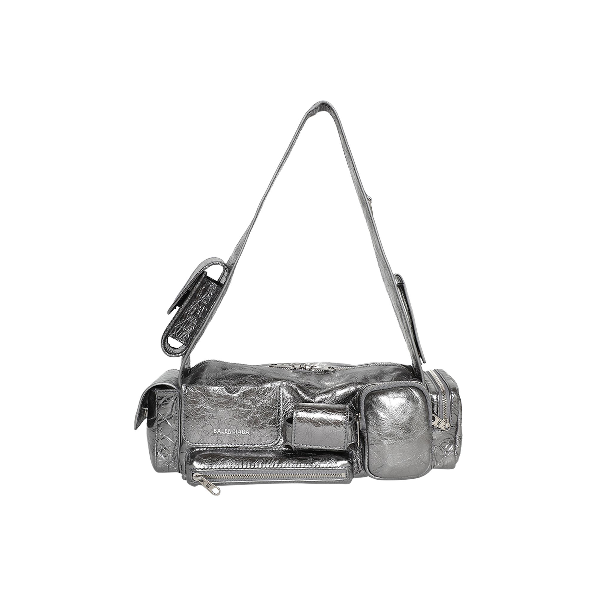 Pre-owned Balenciaga Superbusy Sling B 'silver' | Women's Size Onesize