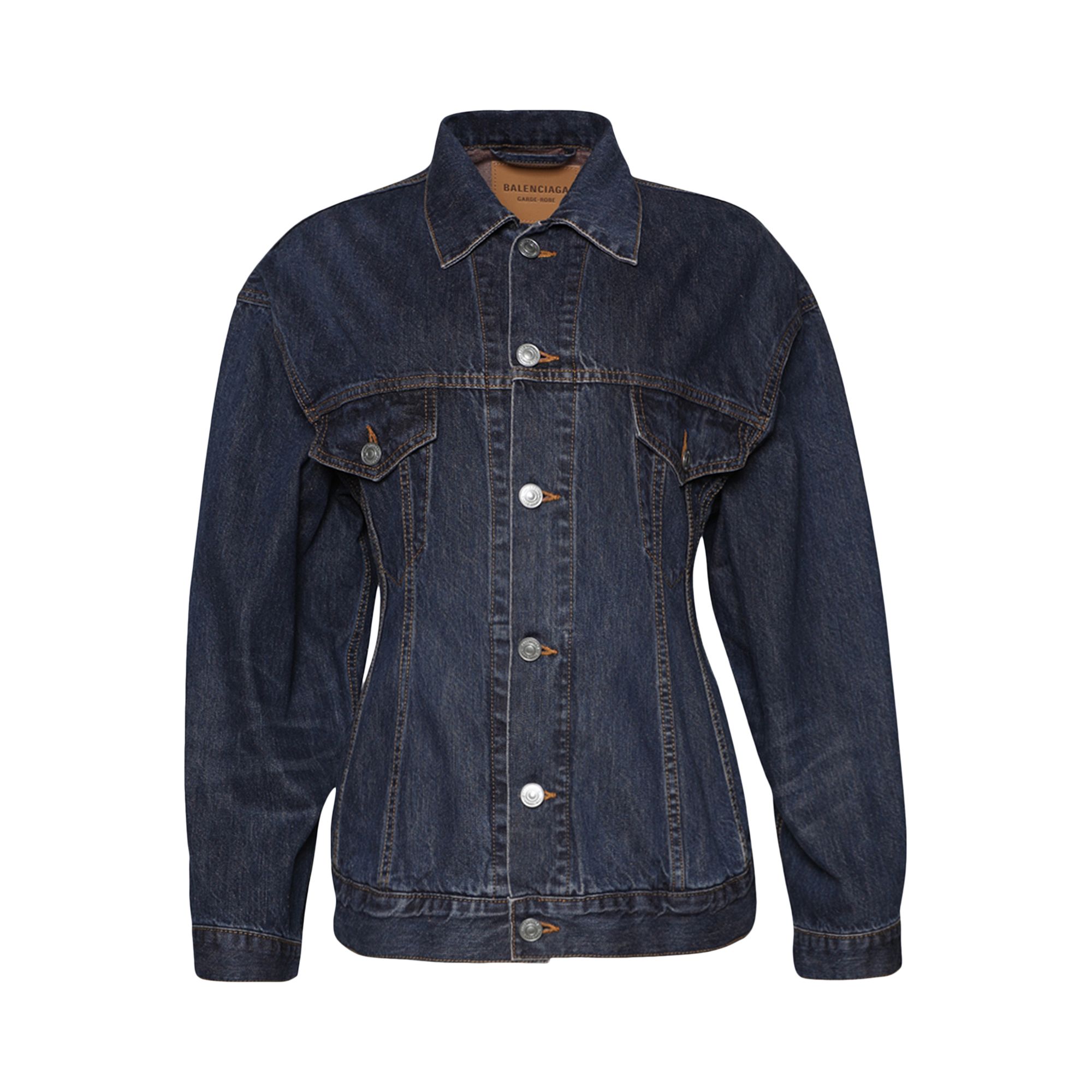 Balenciaga Hourglass Jacket 'Dark Indigo/Madder' | Blue | Women's Size 36
