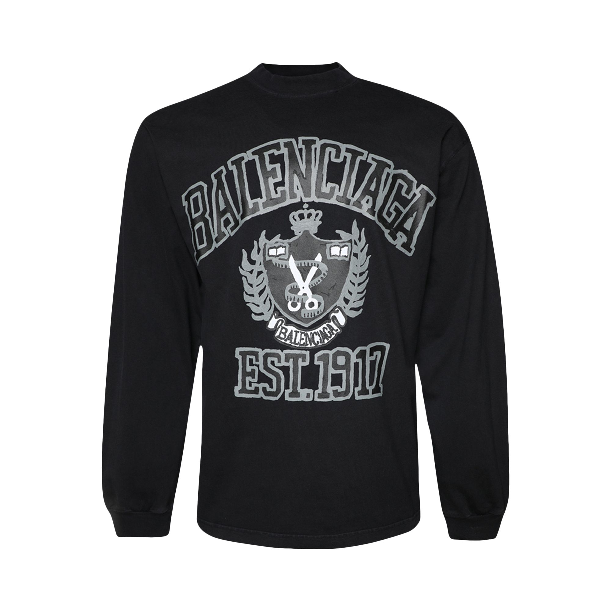 Balenciaga Sweatshirt 'Washed Black' | Women's Size M