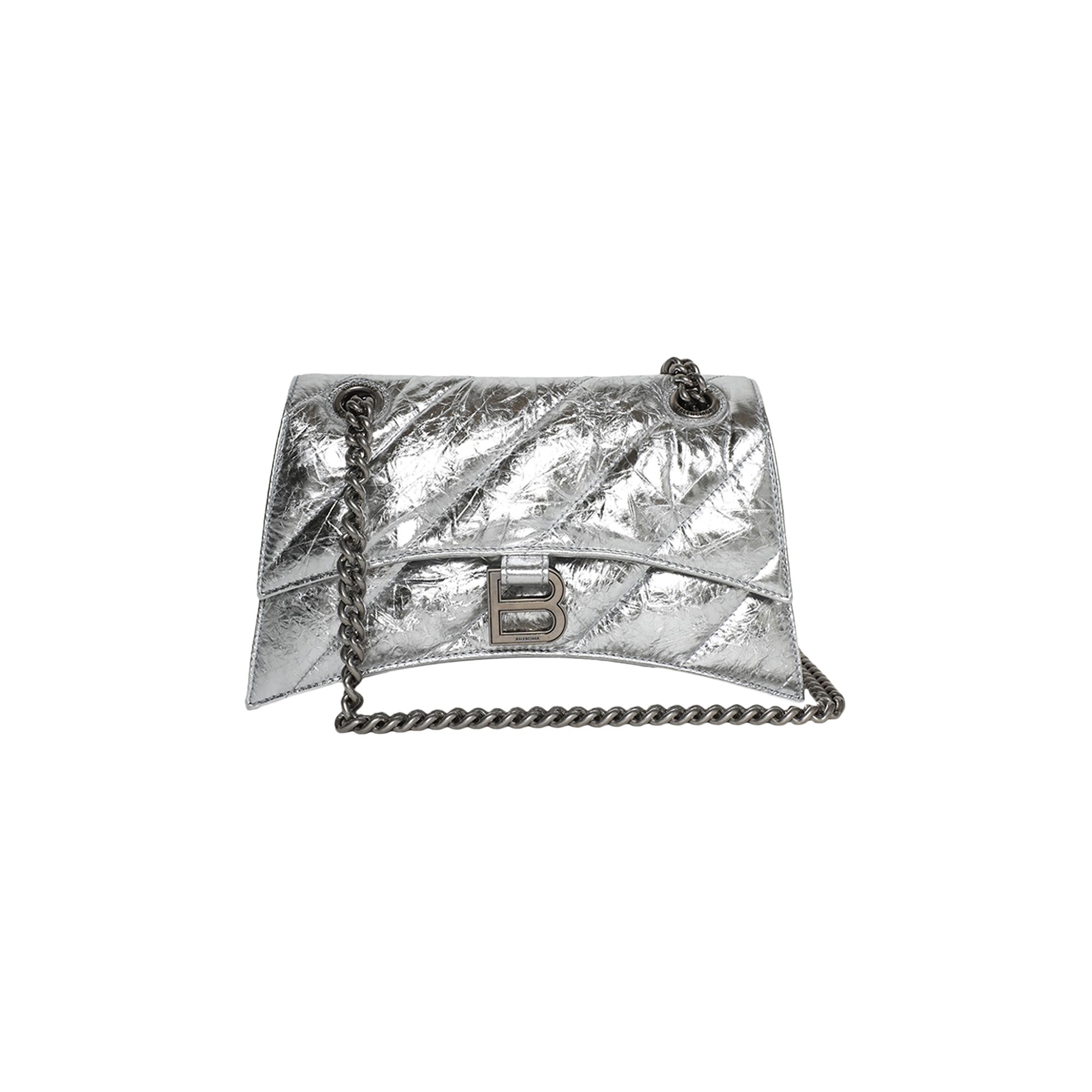 Balenciaga Crush Chain Bag 'Silver' | Women's Size Onesize