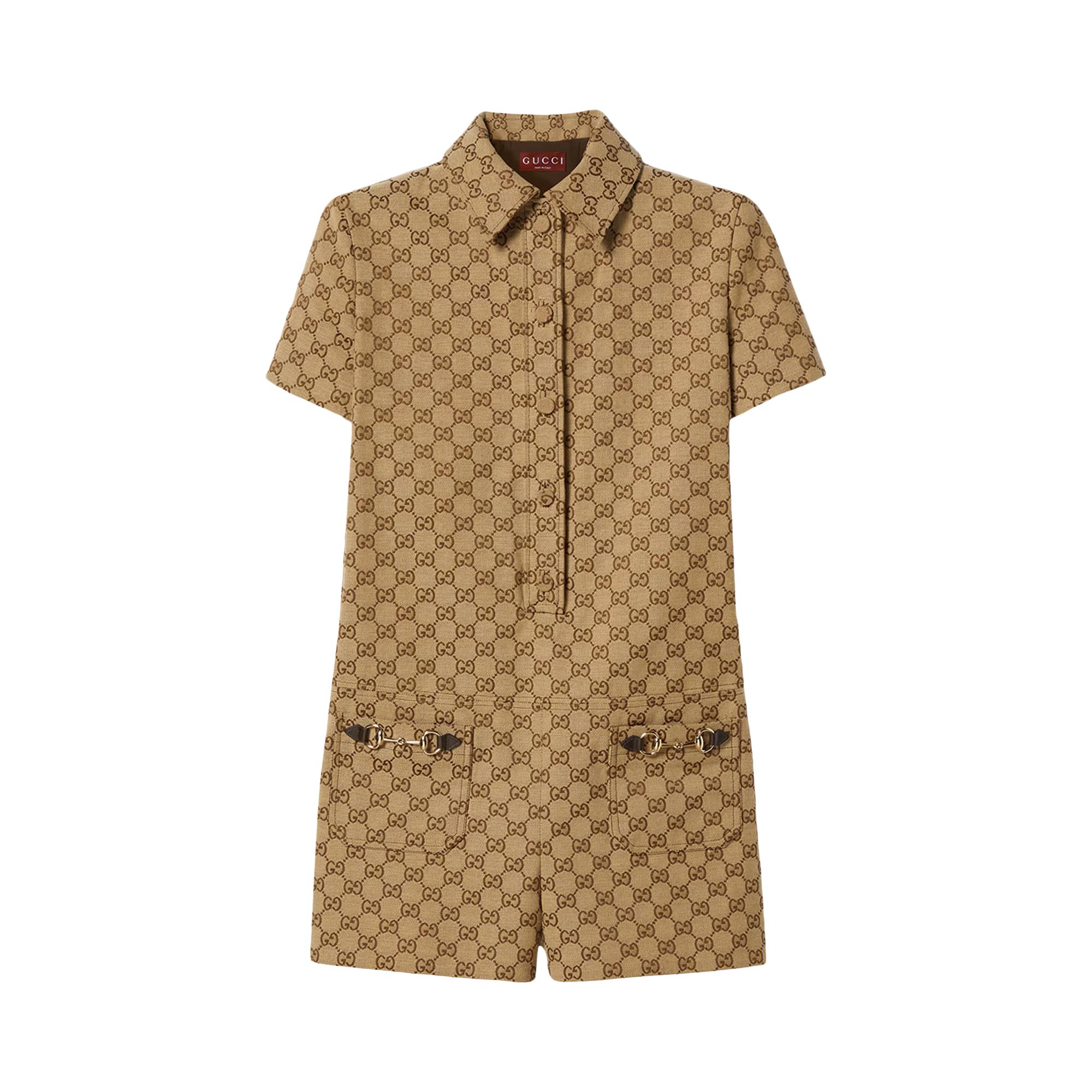 Pre-owned Gucci Jumpsuit 'dark Brown' | Women's Size 38