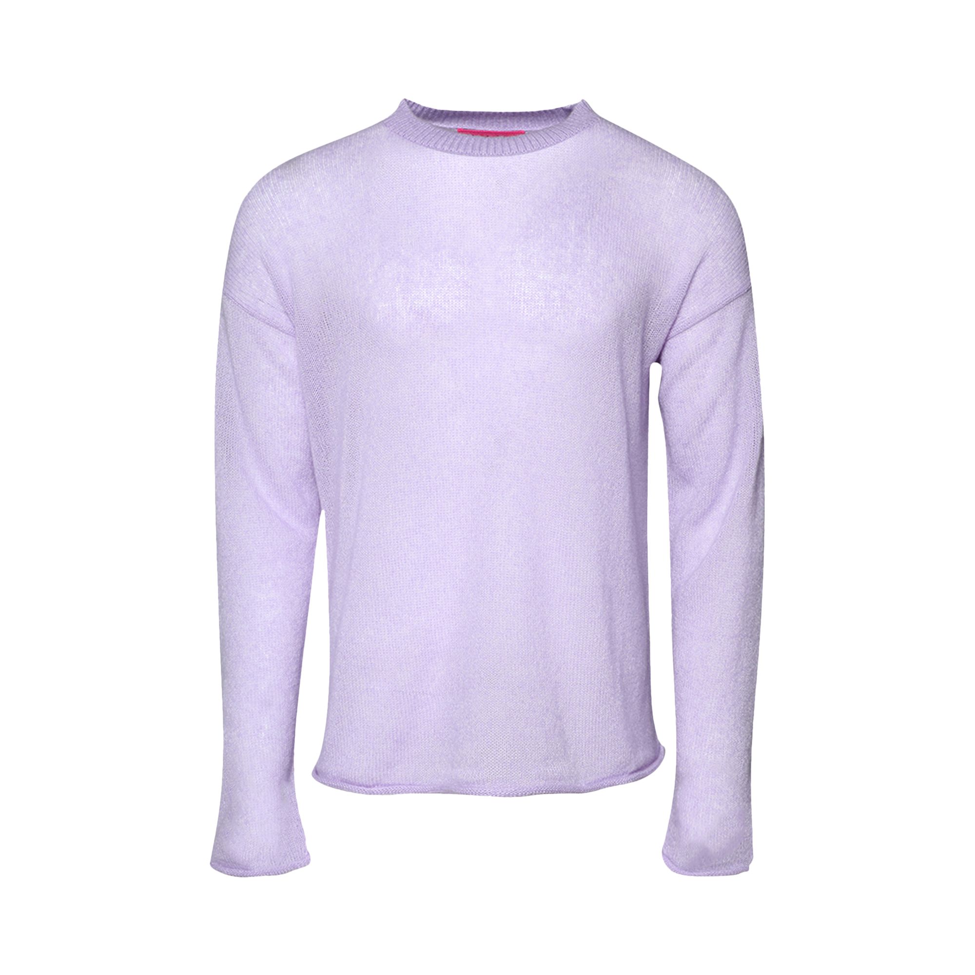 Pre-owned The Elder Statesman Nimbus Slouchy Crew 'violet' | Purple | Men's Size L