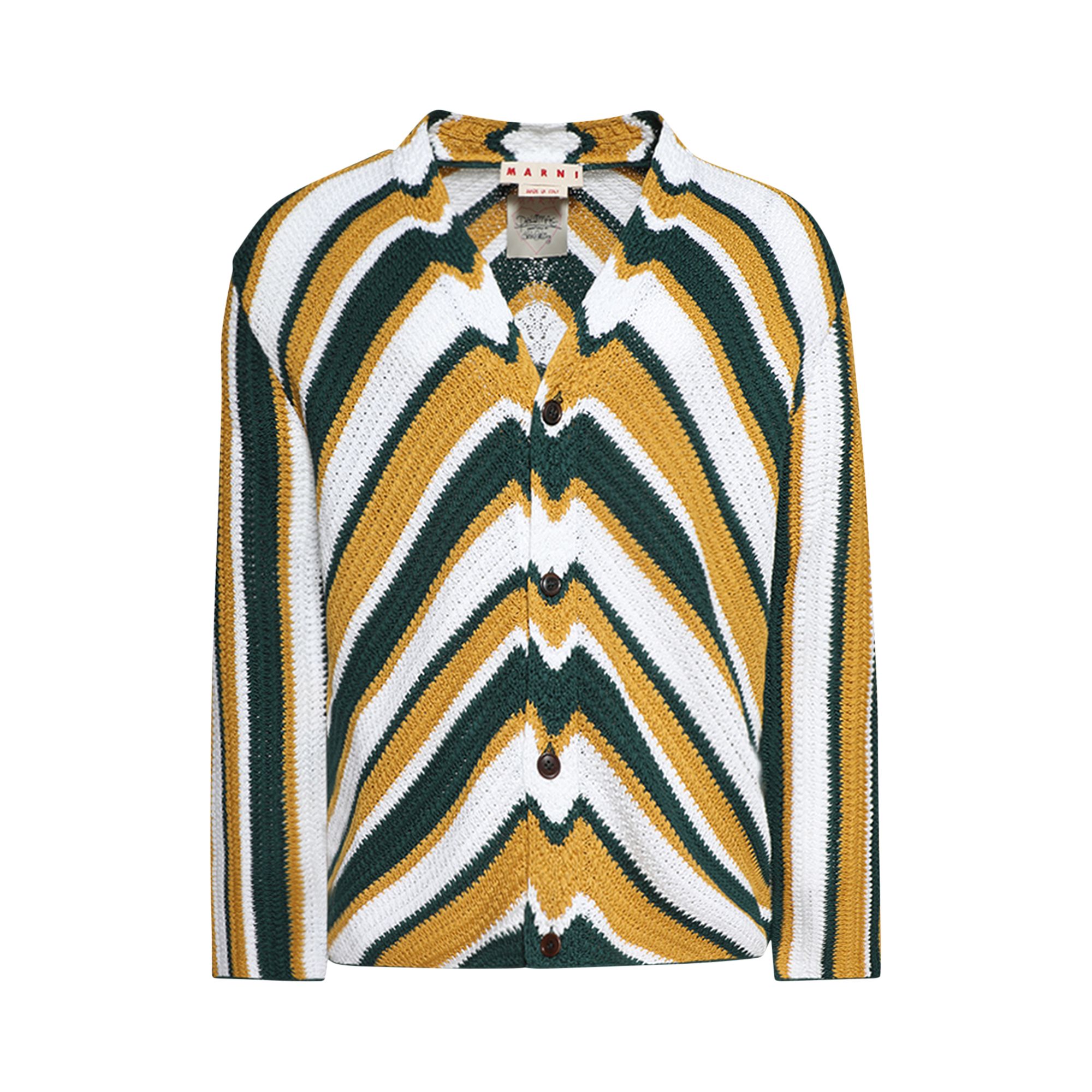 Pre-owned Marni Cardigan 'turquoise' | Blue | Men's Size 52