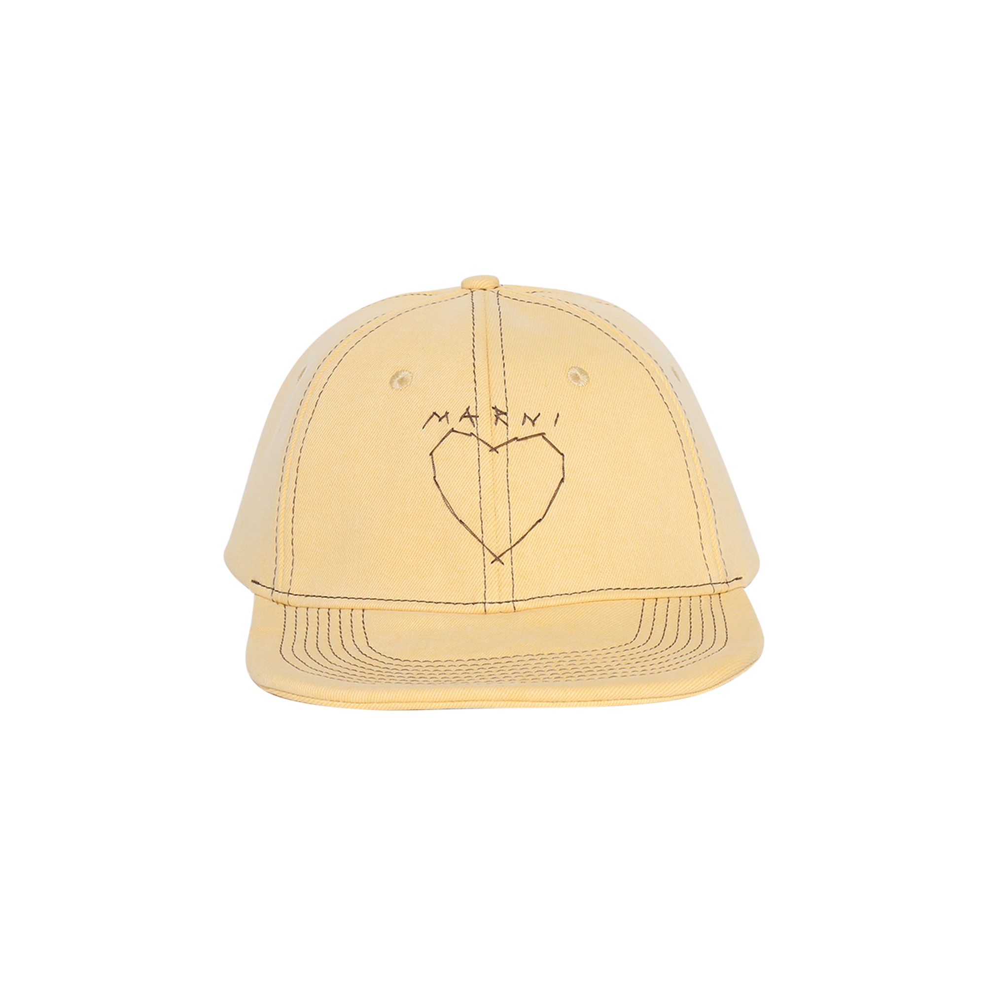 Pre-owned Marni Cap 'citrus' In Yellow