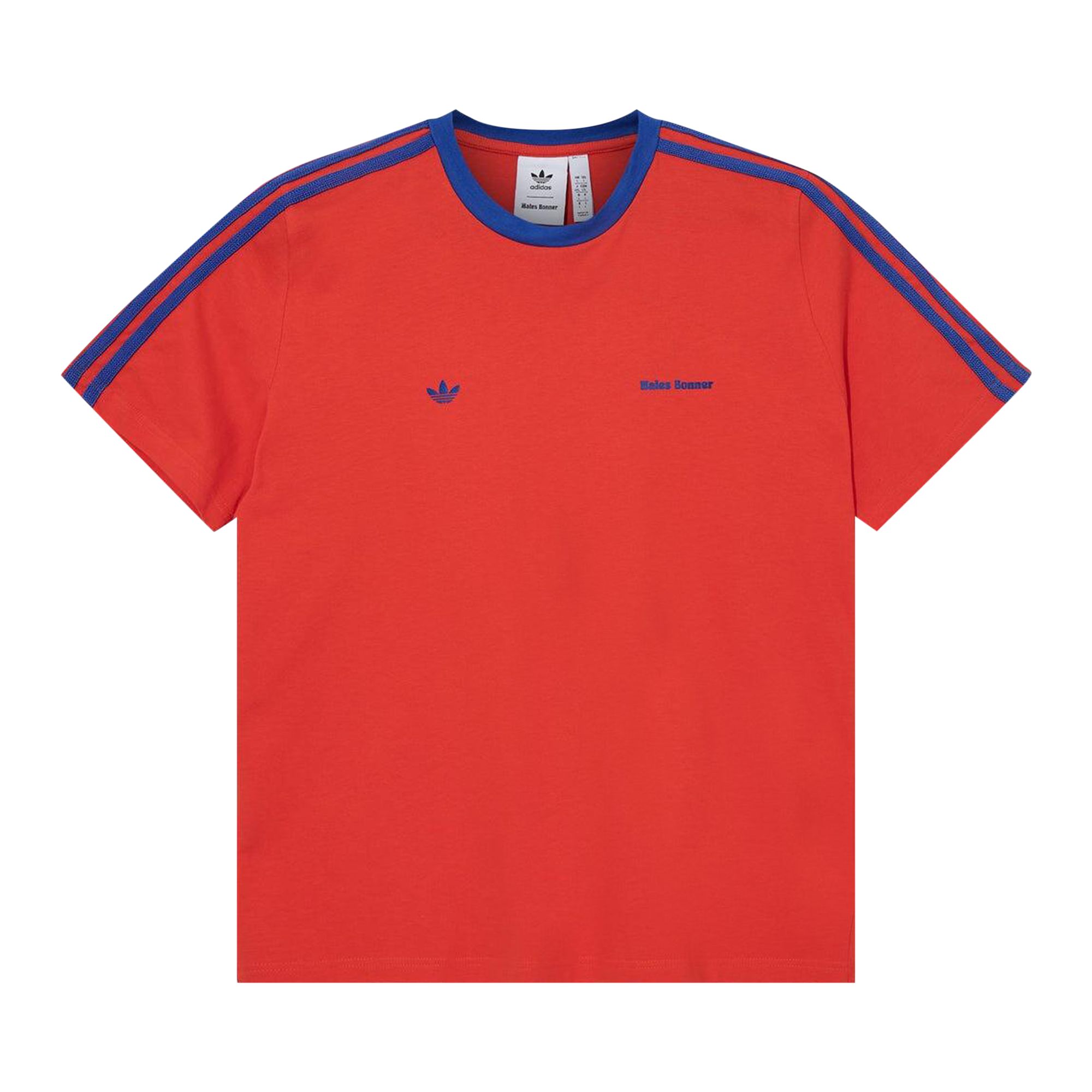 adidas x Wales Bonner Short-Sleeve Tee 'Bold Orange/Team Royal Blue' | Men's Size S