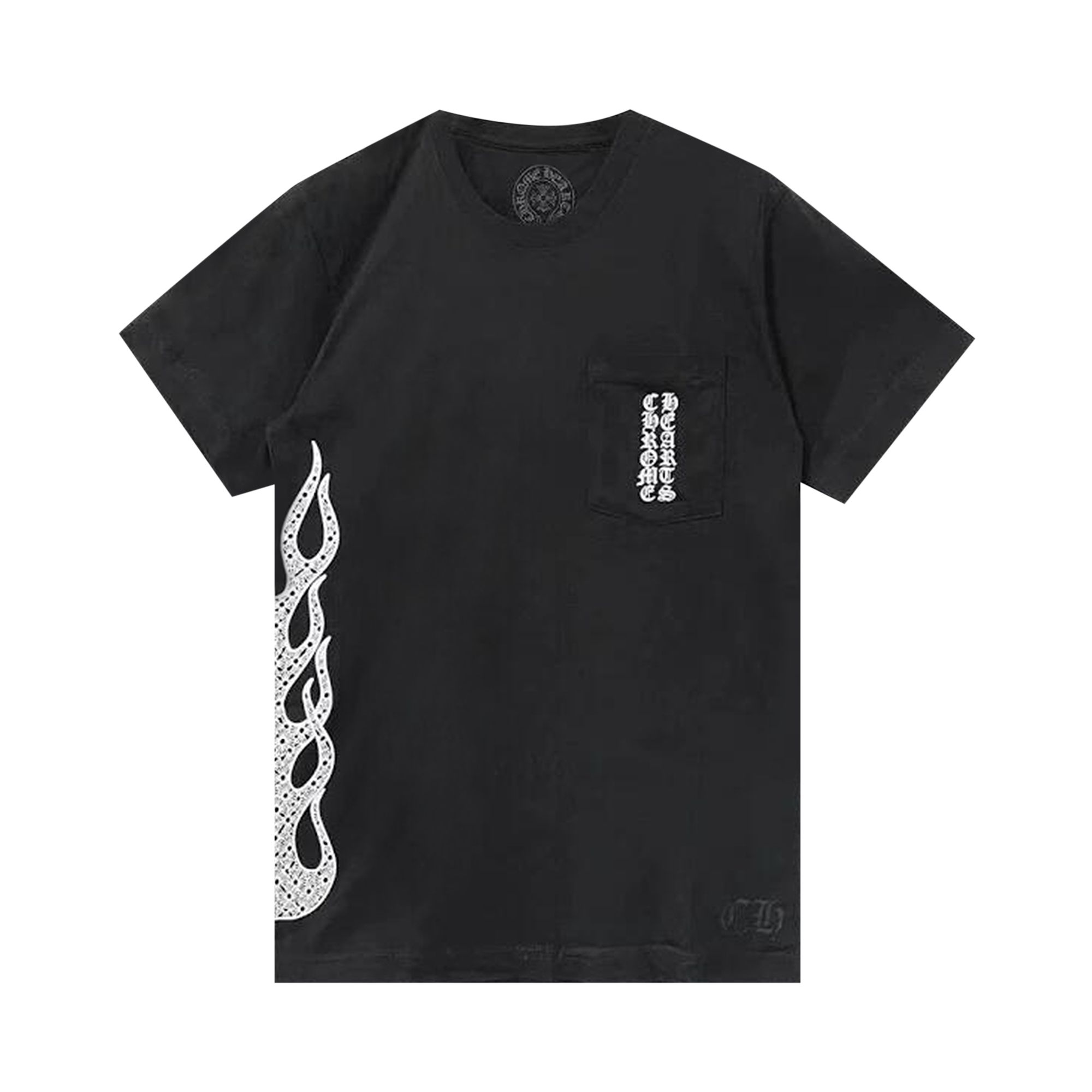 Chrome Hearts Side Flame T-Shirt 'Black' | Men's Size M