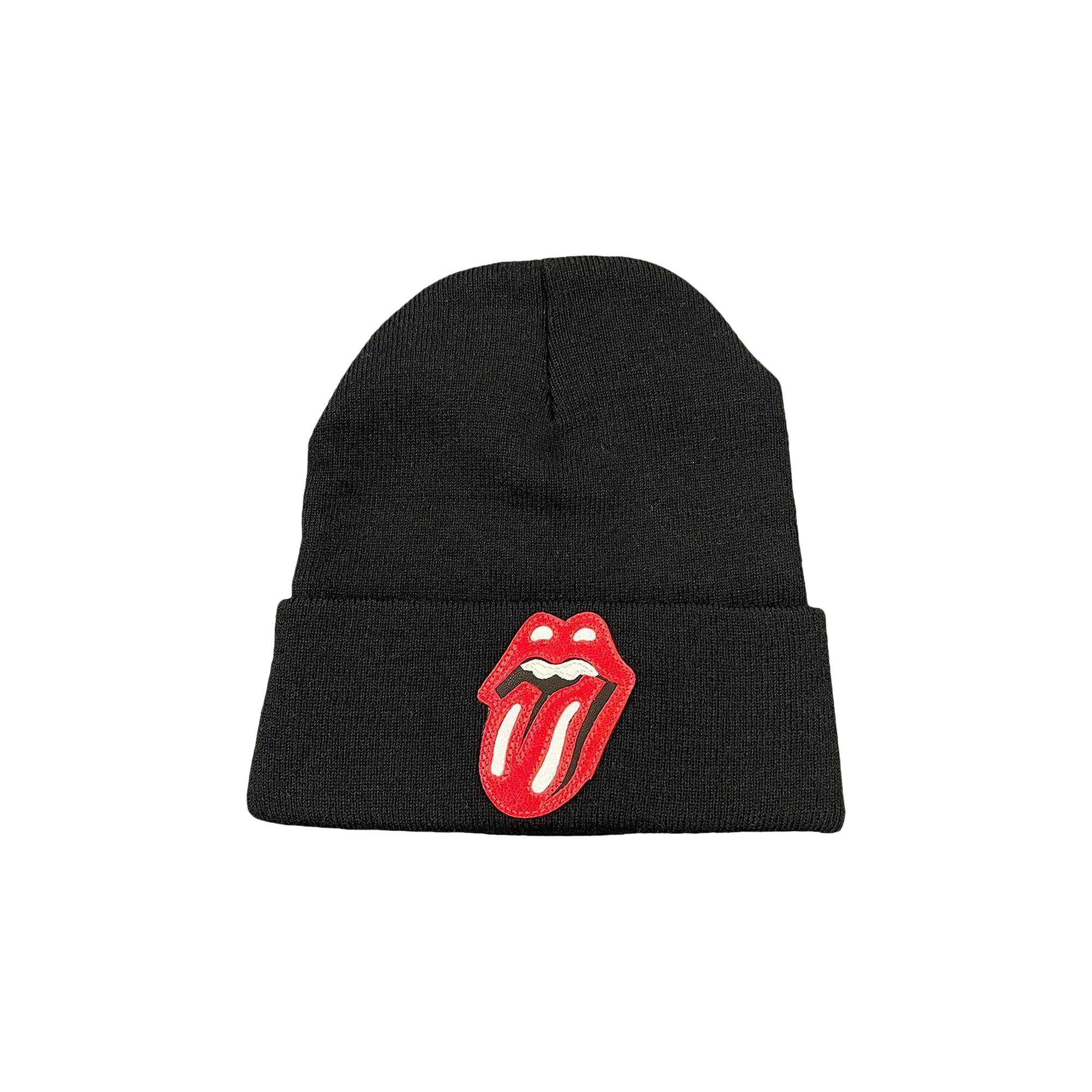 Click to view more detailed imagery on our partner's website Pre-owned Chrome Hearts Rolling Stones Beanie 'black'
